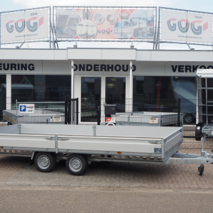 Henra plateauwagen 503x222 3500kg oprijplaatsledes